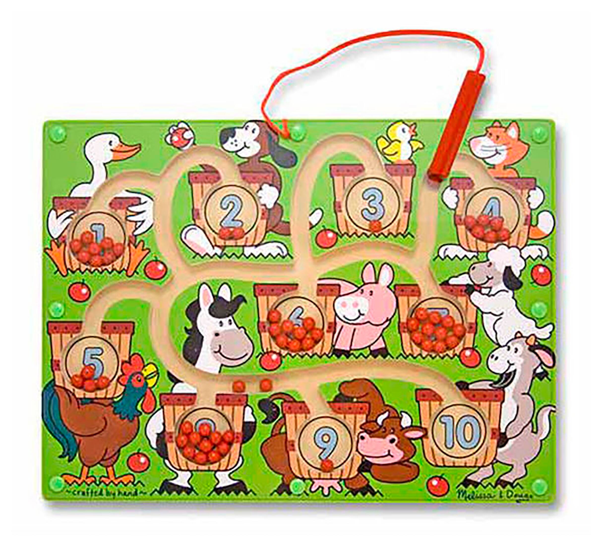 Melissa Doug Magnetic Number Maze Puzzle with Wand School Specialty